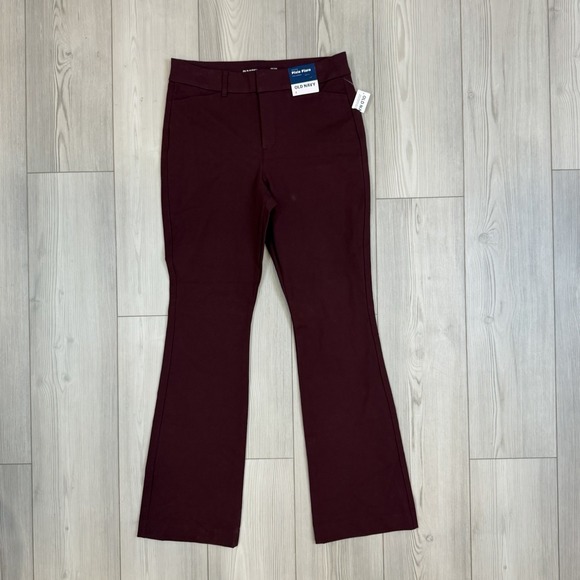 Old Navy Pants - NWT Old Navy High-Waisted Pixie Flare Pants Size 8 #611133 Purple